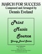 March for Success Concert Band sheet music cover